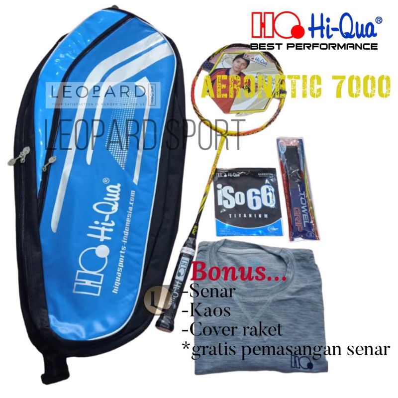 Raket Badminton Hi-Qua AERONETIC 7000 / Raket Badminton Hi-qua