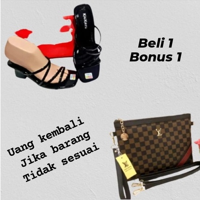 Sandal Hak Wanita 5 Cm 5cm Terbaru Kekinian Murah Beli 1 Bonus 1