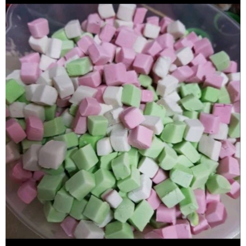 

pacar cina dadu kotak 3 warna 500 gram