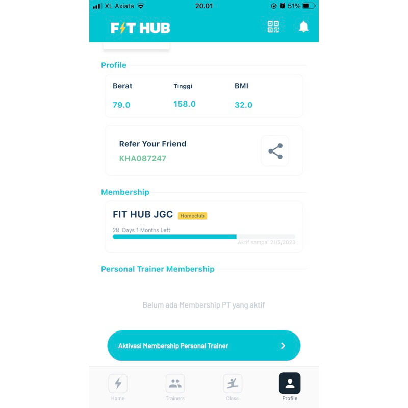 Fithub 1 bulan 28 hari