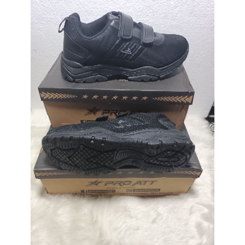 SEPATU PROATT MCL670 TEMPEL VECRO.SEPATU SEKOLAH ANAK.SIZE 31_38
