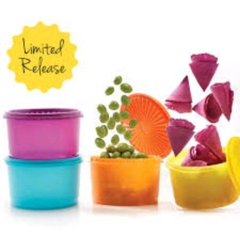MIDI Deco Canister 1liter toples warna warni isi 4