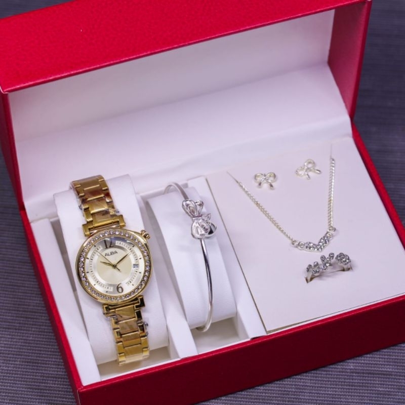 Jam tangan cewek Alba rantai