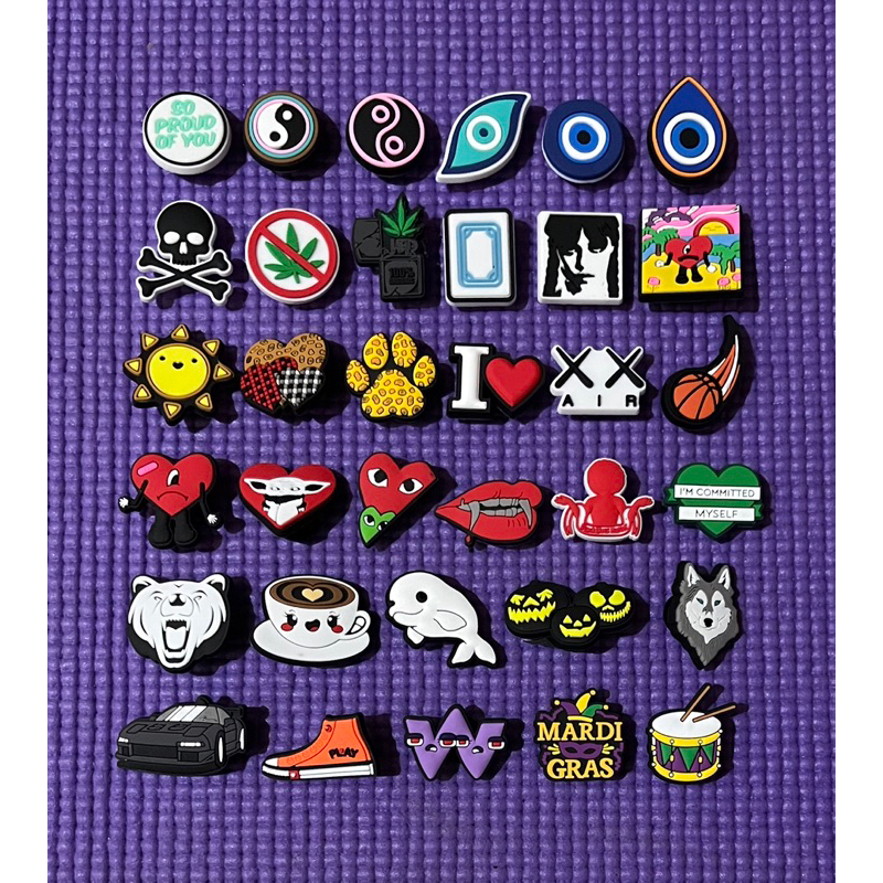 Jibbitz charms | jibbitz crocs | charms jibbitz | hiasan sandal crocs | jibbitz unik