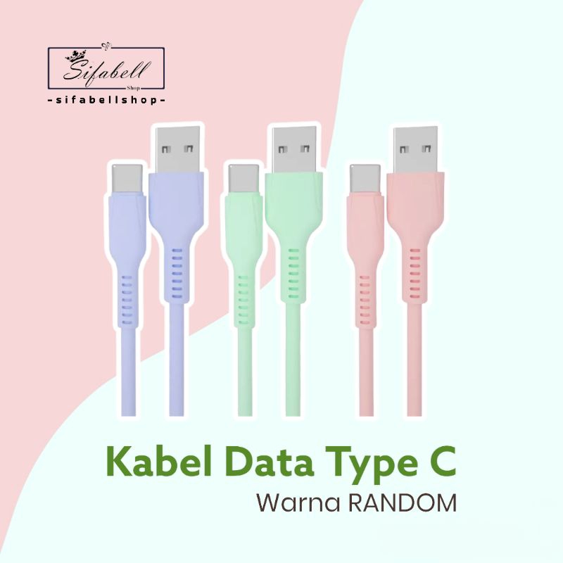 Kabel Data Type C Fast Charging Kabel Charger Cas HP