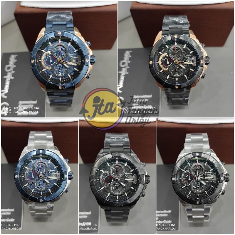JAM TANGAN PRIA ALEXANDRE CHRISTIE AC6631 STAINLESS STEEL NEW AC 6631 ORIGINAL