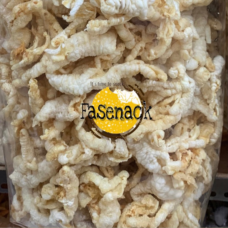 KULIT CEKER AYAM 250 GR TANPA TEPUNG KULIT CRISPY PREMIUM SNACK KILOAN TERMURAH