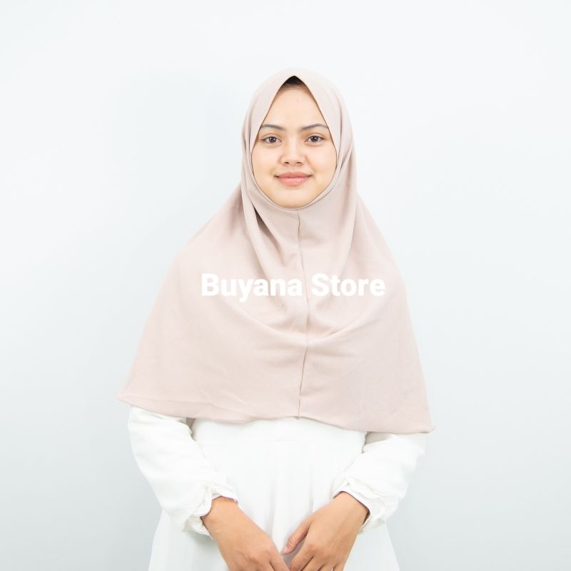 Hijab Bergo Instan Malay Crinkle Airflow