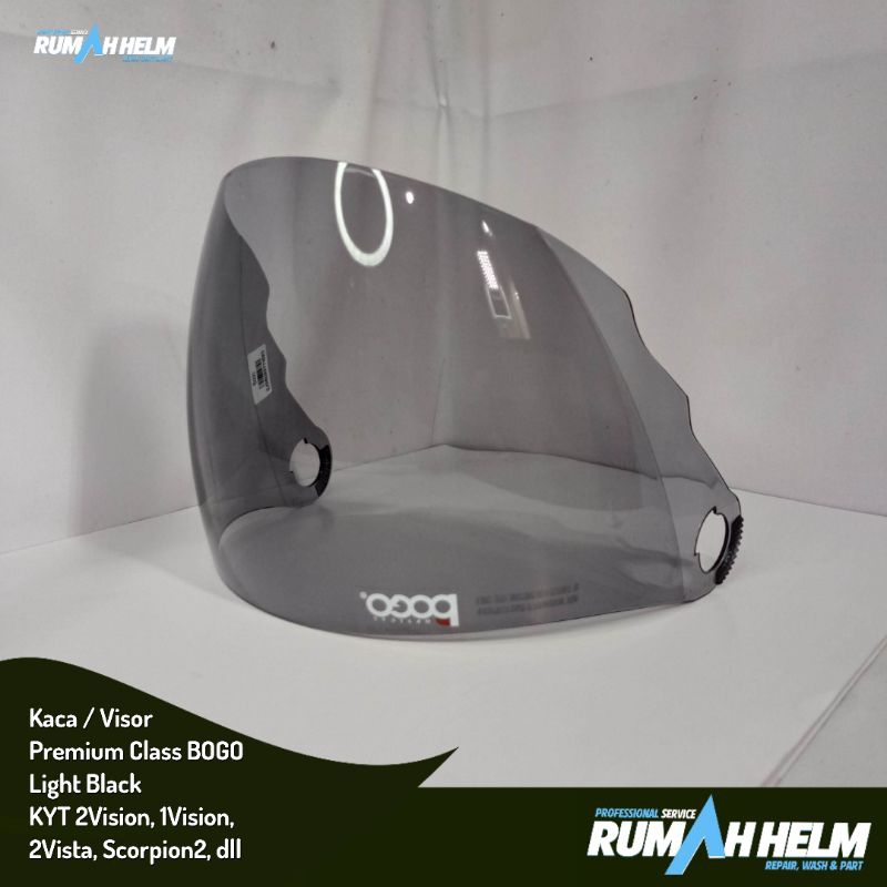 Kaca Premium Class Helm KYT 2Vision, 1 Vision, 2Vista, Forza, Scorpion2