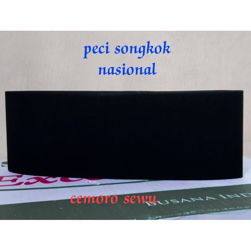 peci Sholat songkok nasional peci ngaji hitam polos