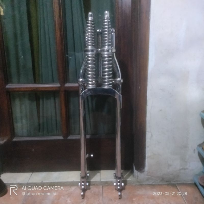 shock springer custom Chopper springer custom plus crome