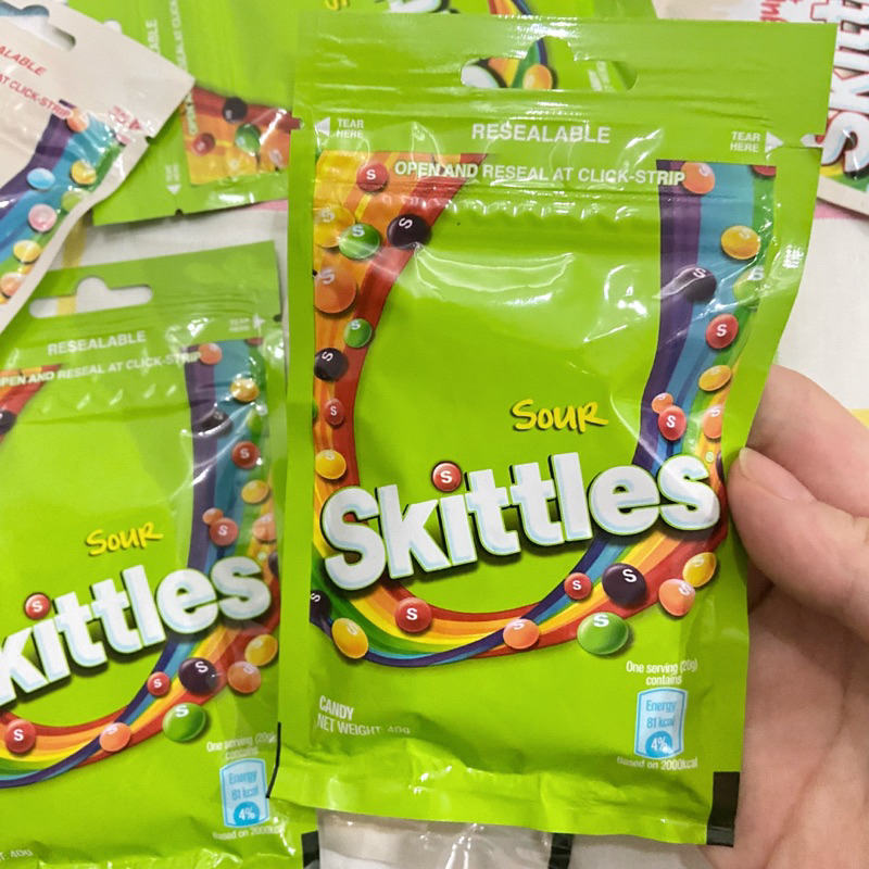 Permen Chewy Yogurt Sour Skittles Best Candy Import (TERMURAH!)