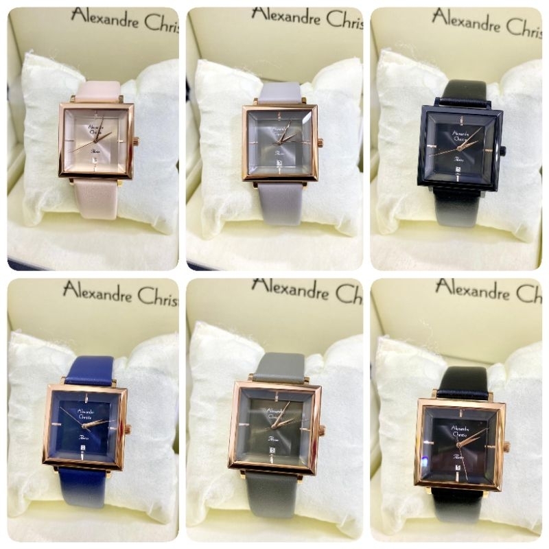 Jam Tangan Wanita Alexandre christie 2987 AC2987 leather