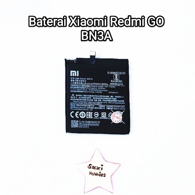 Baterai Xiaomi Redmi Go / BN3A