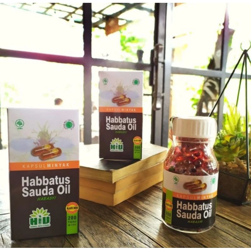 Kapsul habbatussauda HIU 200 kapsul