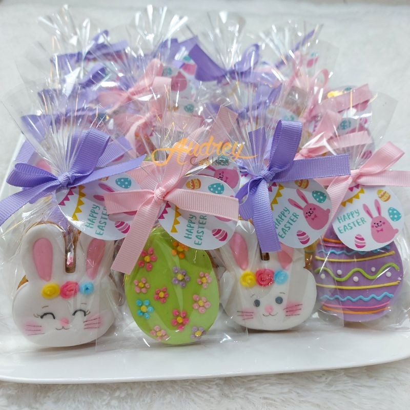 

COOKIES/ KUE KERING/ KUKIS HIAS/ KADO SOUVENIR/ HAMPERS GIFT PASKAH/ EASTER/ KELINCI LUCU/ AYAM/ ANAK ULANG TAHUN