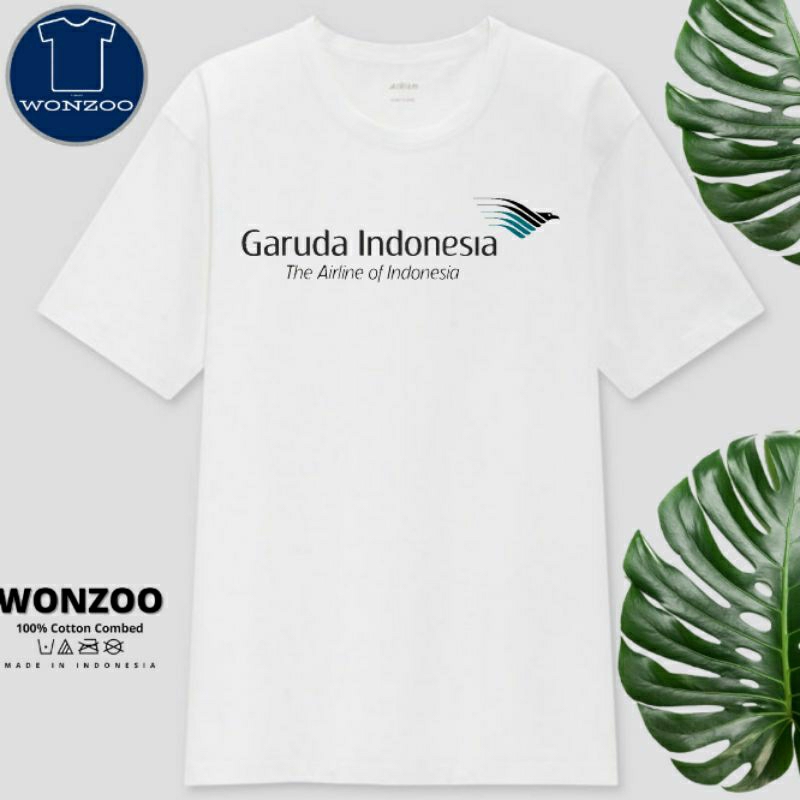 KAOS TSHIRT GARUDA INDONESIA AIRLINES PREMIUM QUALITY