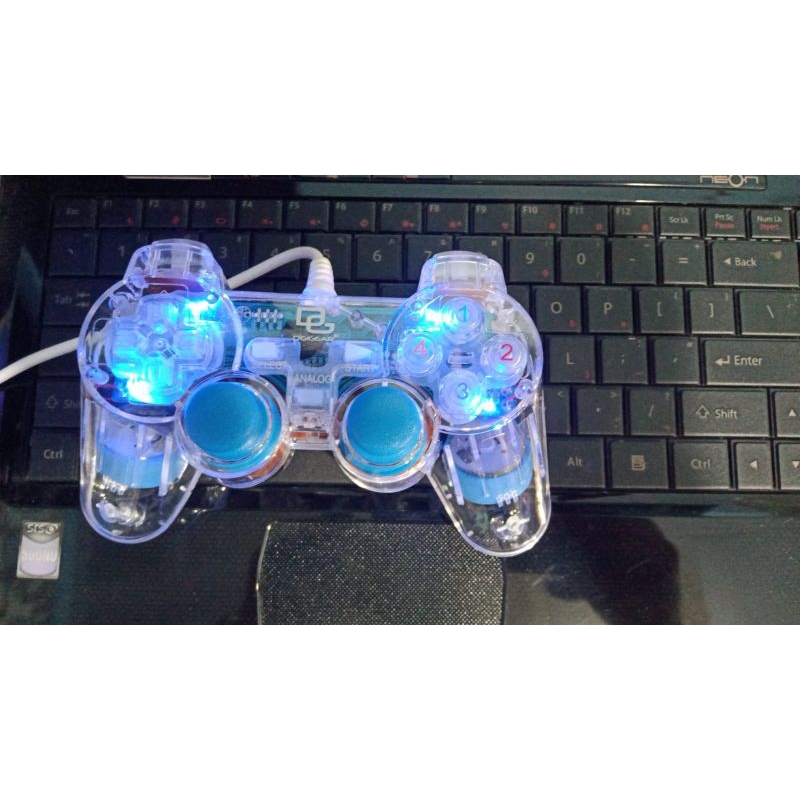 STIK PC / LAPTOP MONO GAME LAMPU SHOCK JOYPAD GAMEPAD BISA UNTUK PS3