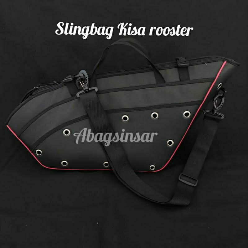 Tas Kisa Ayam jago/Tas Selempang ayam jago /Tas Kisa termurah/slingbag kisa ayam Bangkok