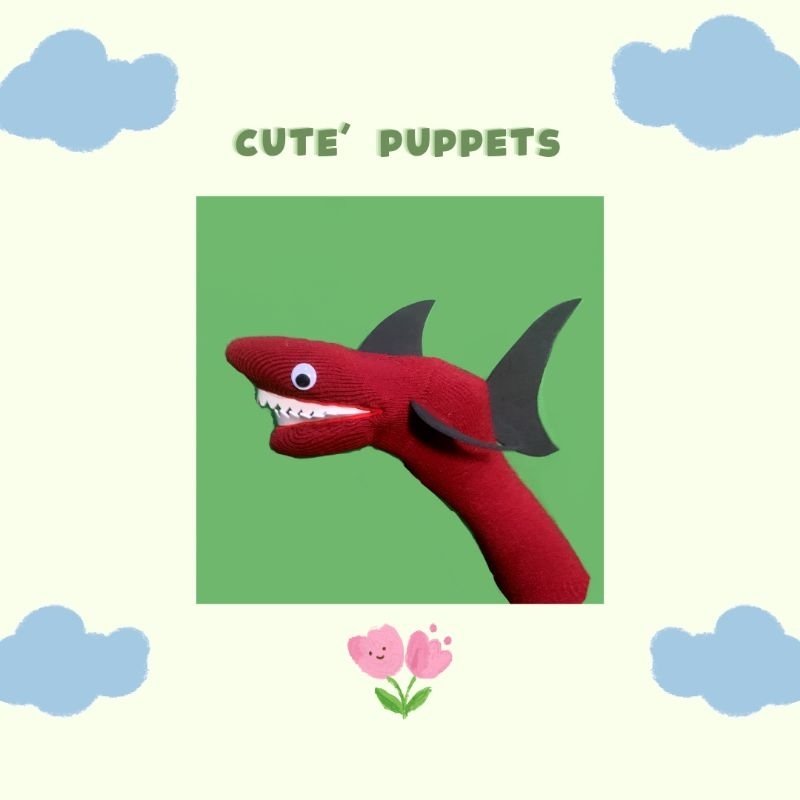 Boneka Hiu || Boneka Kaus Kaki APE (Alat Permainan Edukatif)