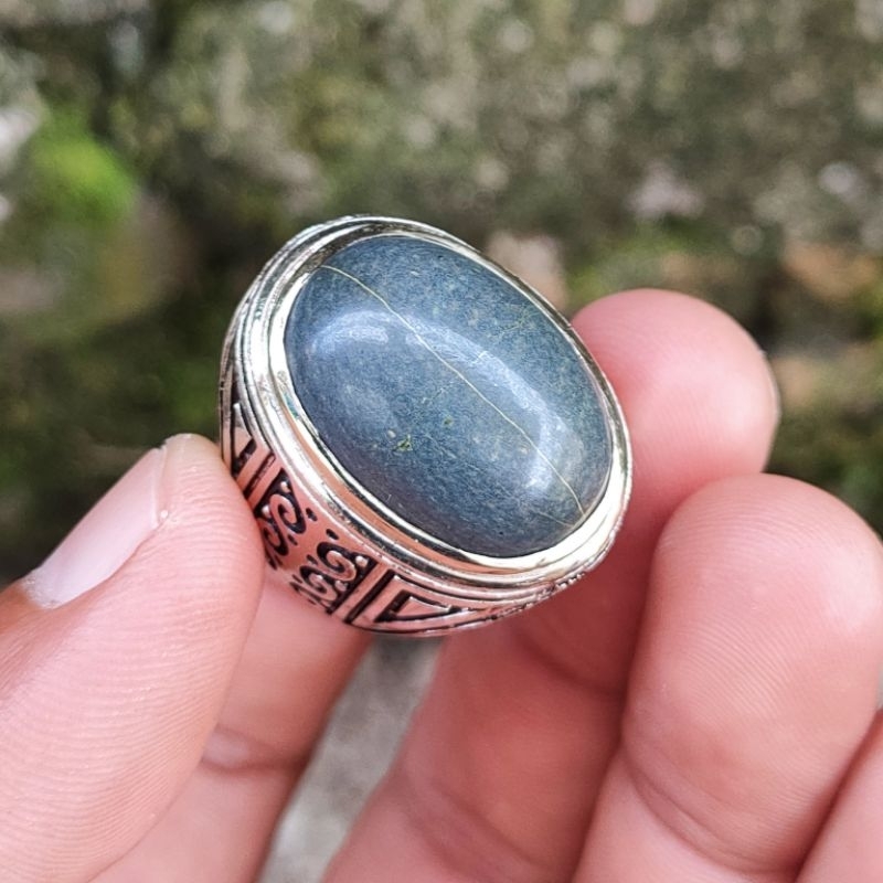 BATU AKIK TAPAK JALAK BADAR BESI NEMPEL MAGNET KODE 02460