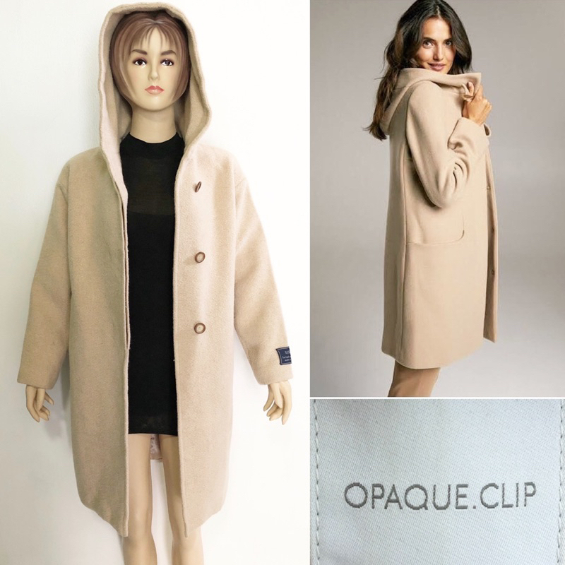 Opaque Clip wool coat / jacket jaket