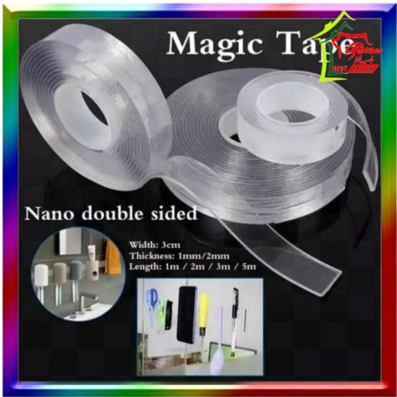 

GMW-Double Tape Selotip BENINGTape Isolasi 2 Sisi Kuat Double Tape Transparan gomawomart