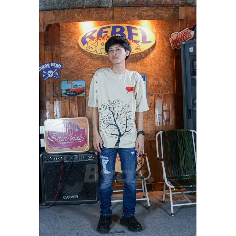 [OVERSIZE] T shirt Byaz Math Tree (Pohon) X FAHRAT