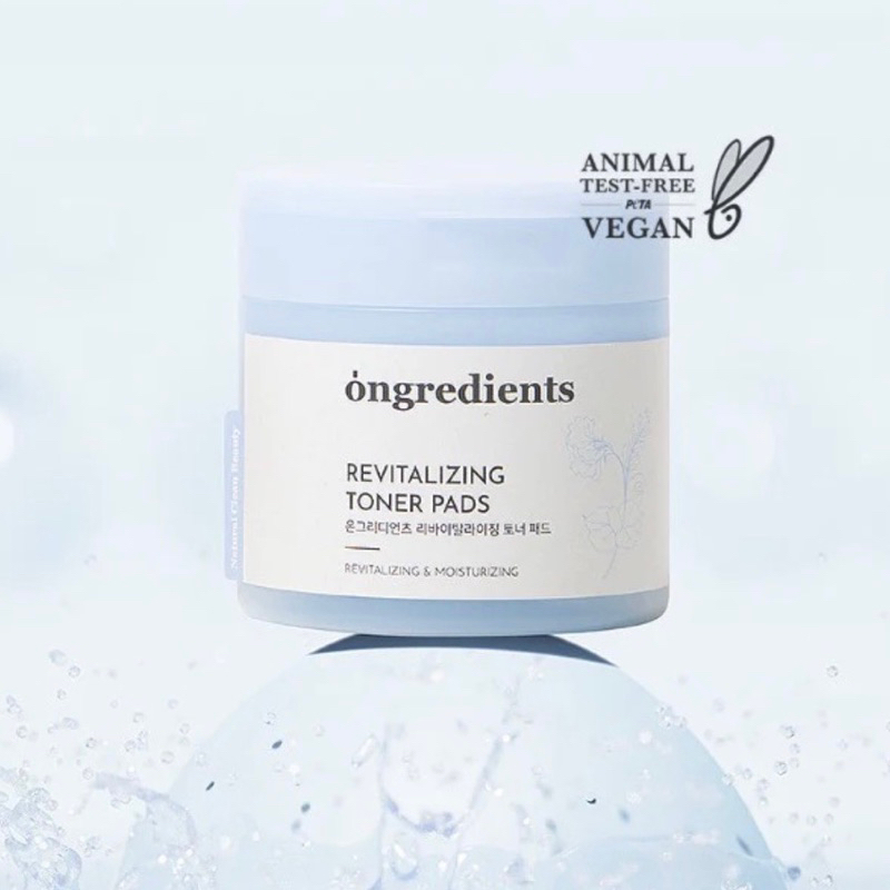 ONGREDIENTS Revitalizing Toner Pad 60Pads