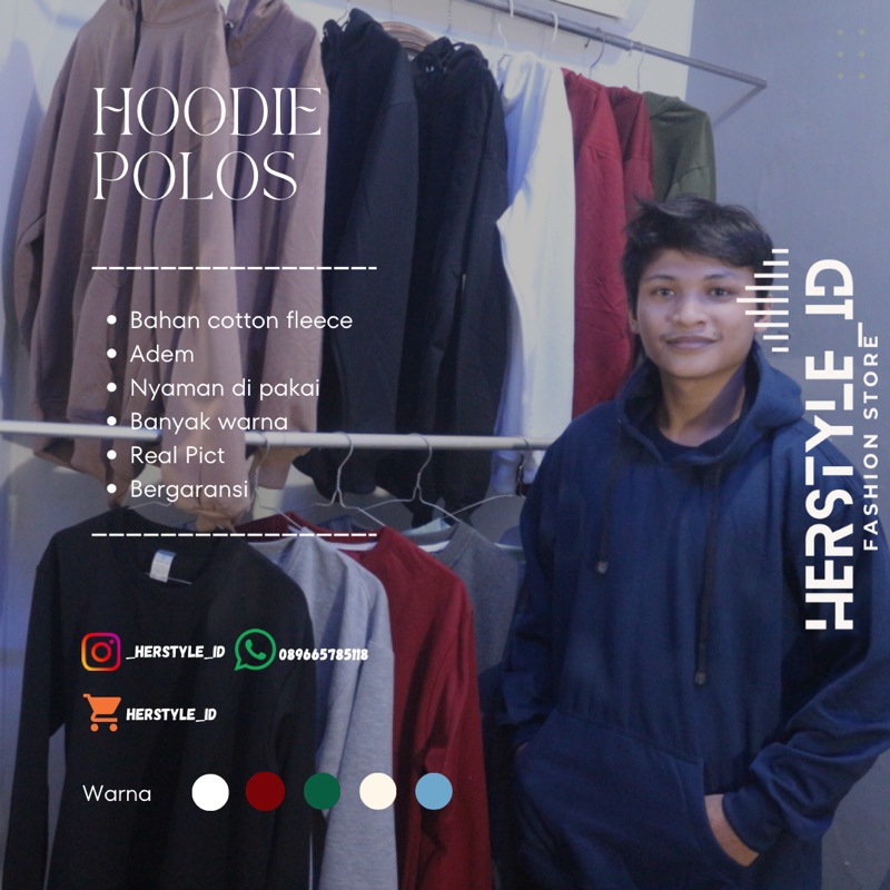 HOODIE POLOS UNISEX &OVERSIZE
