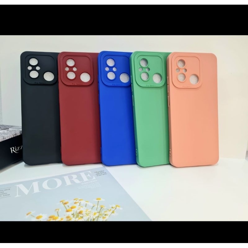 Softcase Xiaomi Redmi 12C Redmi 11A Silikon Casing Case Macaron Pelindung Pro Camera