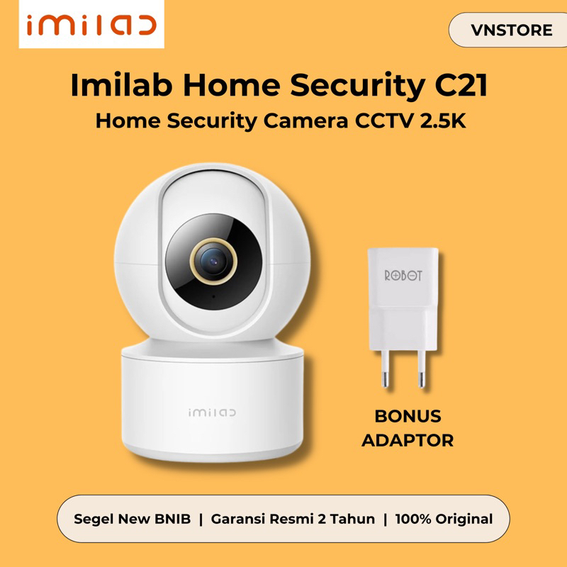 IMILAB C21 Smart Home Security Camera 2.5K Human Detection Tracking 360 Starlight Night Vision CCTV 