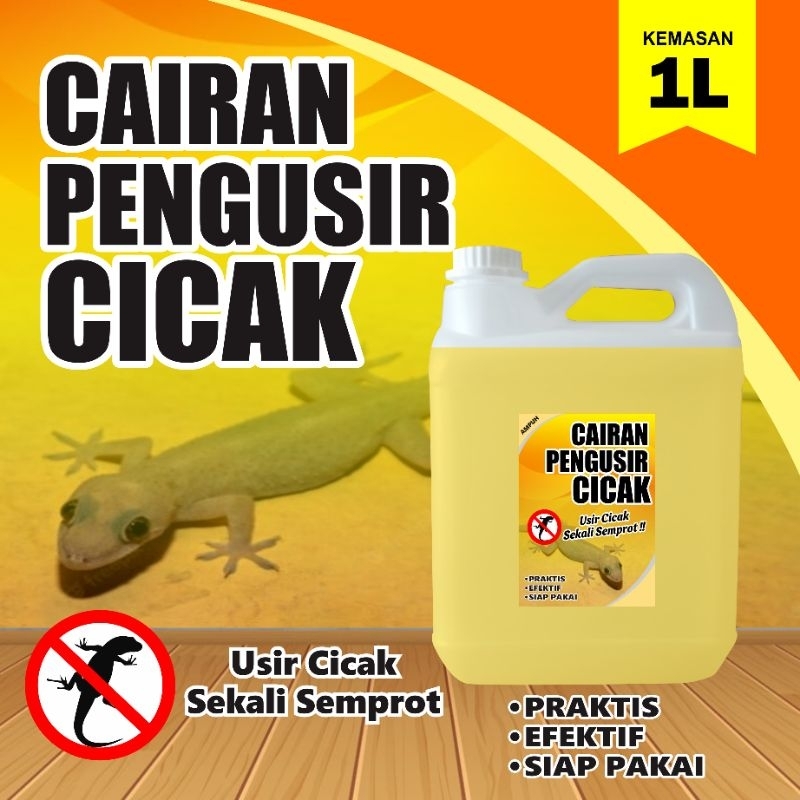 Cairan Pengusir CICAK Ampuh kemasan jurigen 1 liter