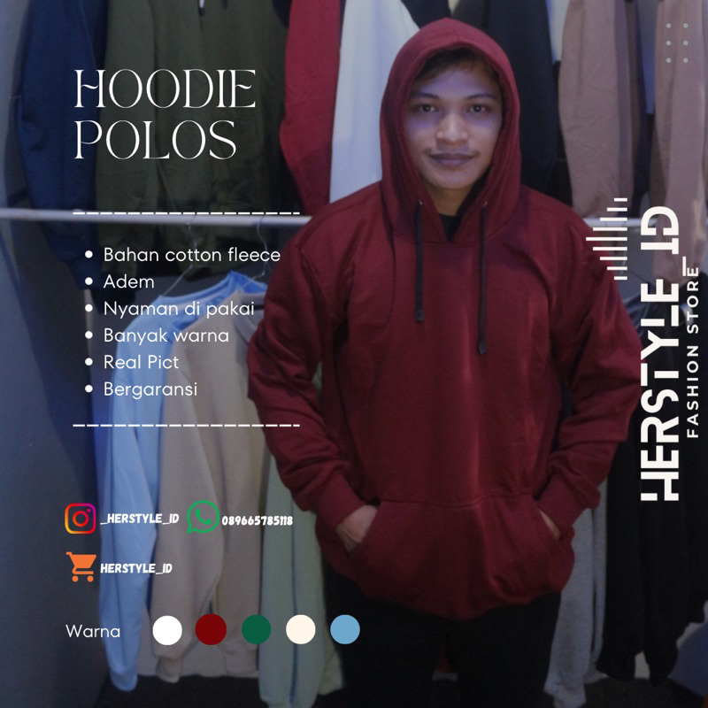 HOODIE POLOS UNISEX & OVERSIZE