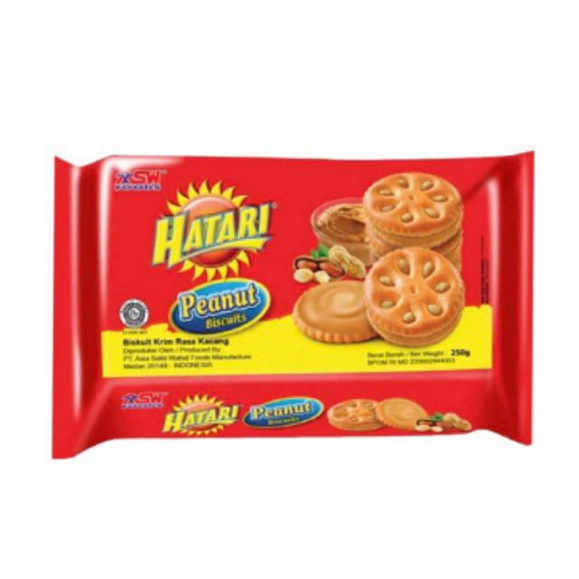 

HATARI PEANUT BISCUITS 225g