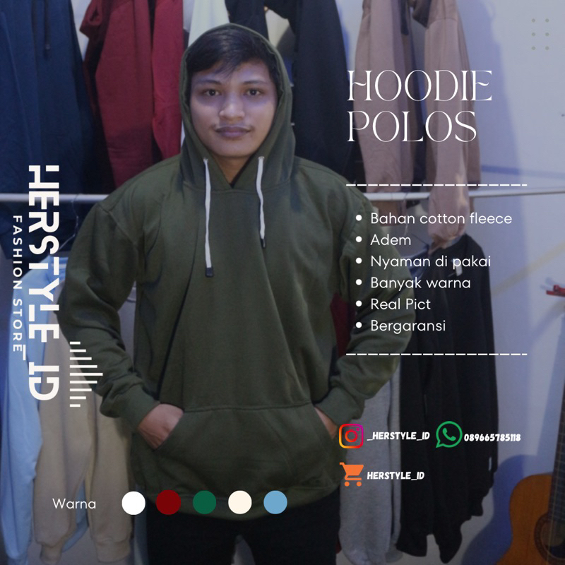 HOODIE POLOS UNISEX & OVERSIZE