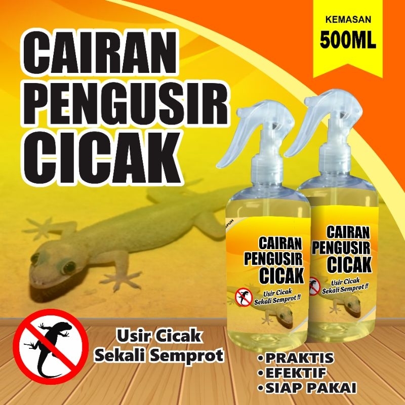 Cairan Pengusir CICAK Ampuh kemasan spray Trigger 500 ml