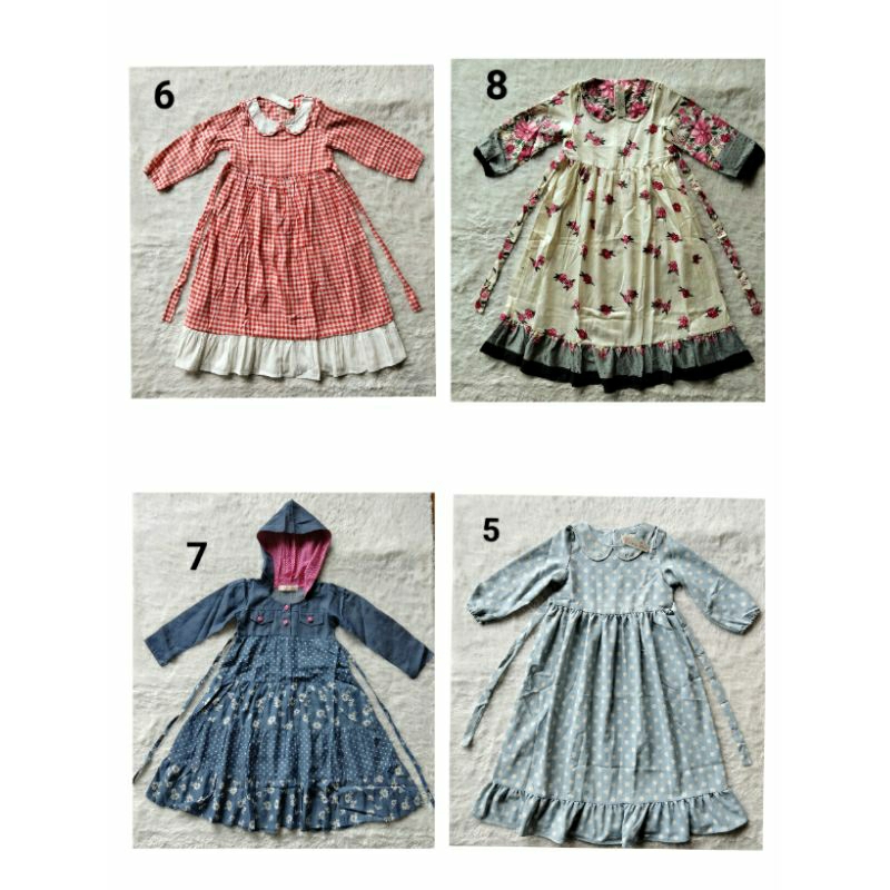 Dress Aero ,dress anak Aero matahari, gamis anak murah branded