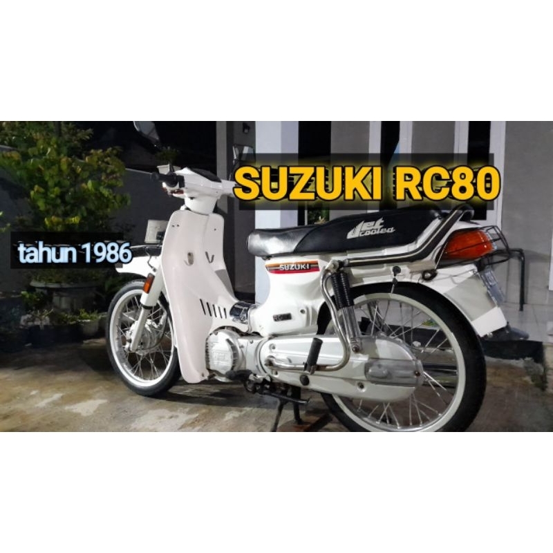 STRIPING STIKER RC RC80 RC100 BRAVO DETAIL ORIGINAL