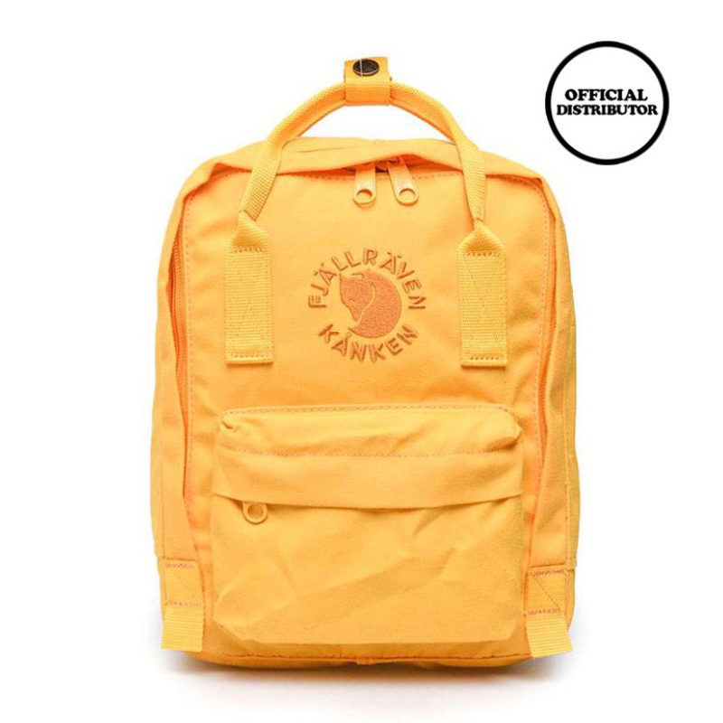 Tas Ransel Fjallraven Re-kanken Mini Original - Yellow