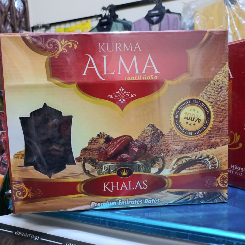 

Kurma Khalas Alma 900Gram | Kurma Premium Kemasan 900g