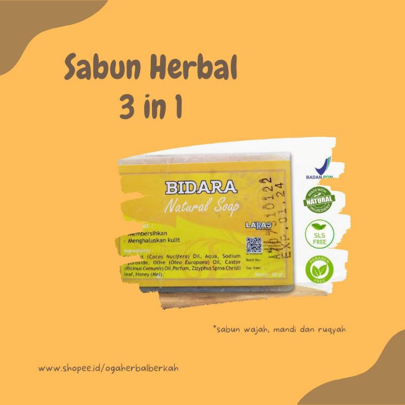 Sabun Herbal Bidara