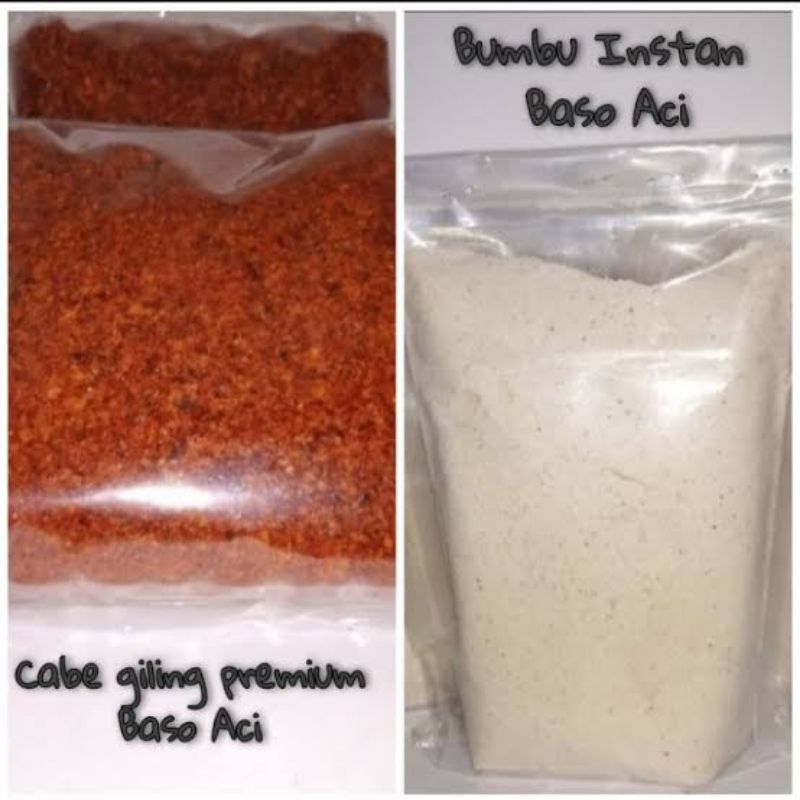 

Bumbu baso Aci/cabe kasar/ cabe flake