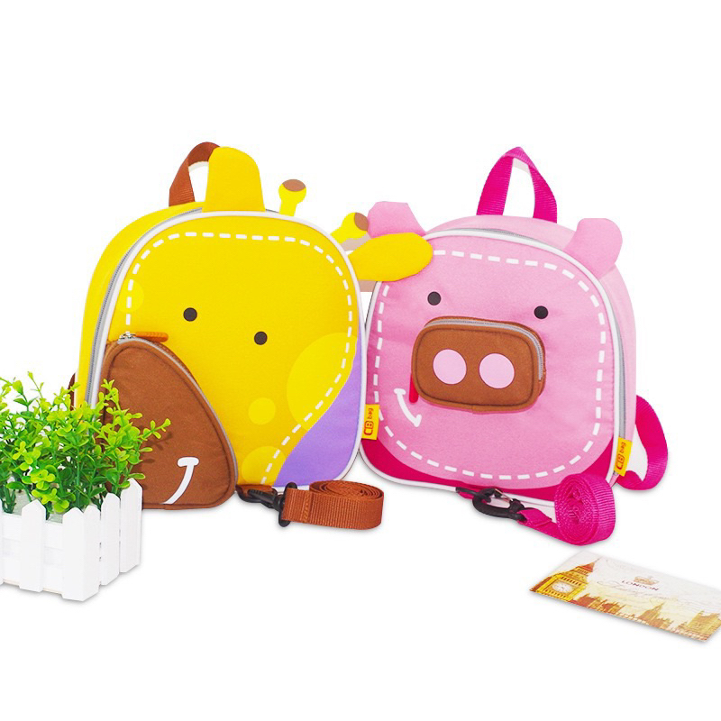 NAOMI - 3D Hikaru Animal Backpack -  Tas Ransel Anak Motif Animal Hewan 3 Dimensi - Tas Sekolah Premium - Tas anak Paud TK