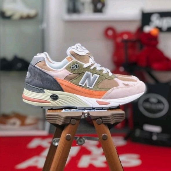 New Balance 991 &quot;Nu Block&quot; Grey/Olive