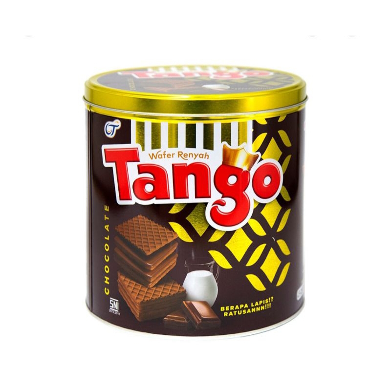 

Tango wafer chocolate dan vanila kaleng 290g