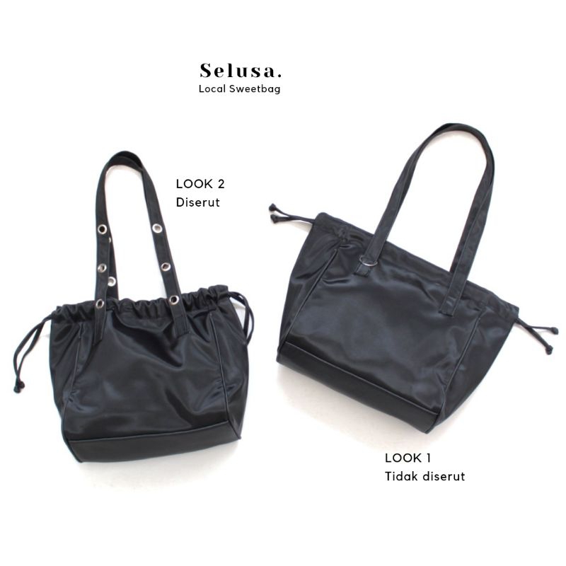 SELUSA JISOO TOTEBAG SERUT | Totebag Waterproof Series Terbaru