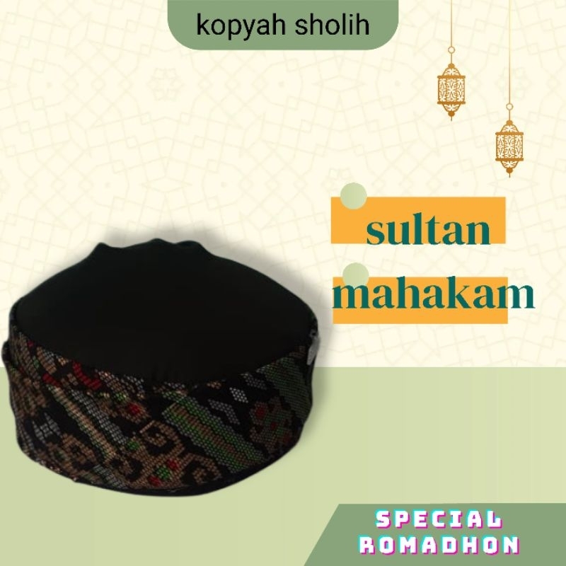 kopyah sholih peci batik surban batik instan imamah batik instan