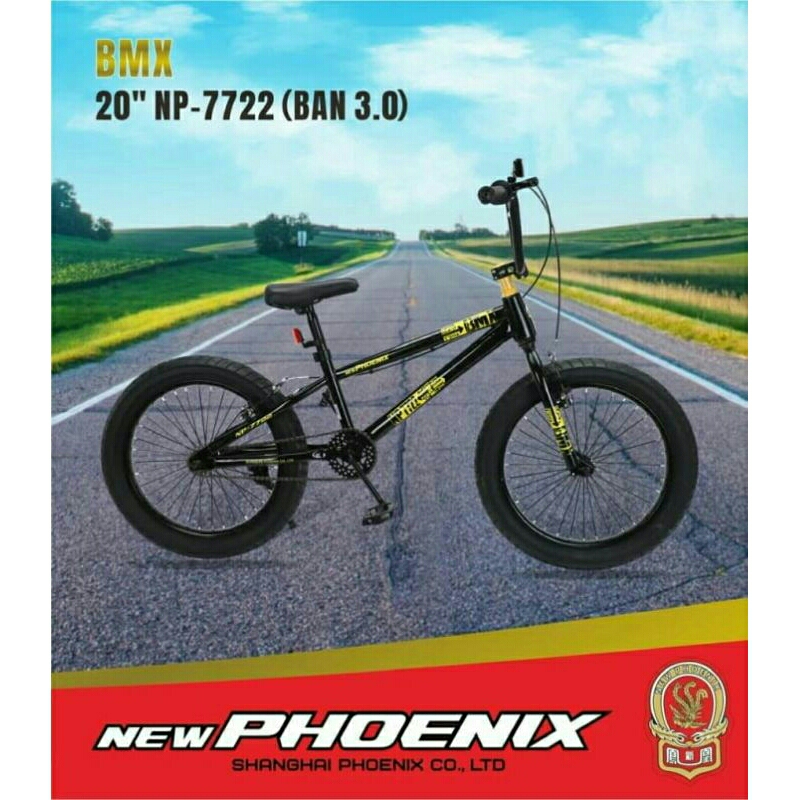 Sepeda 20" Inch BMX New Phoenix NP 7722 Ban 3.0