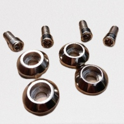 Manisan Besi Monel Oval Set Baut L Stainless Pemanis Monel Model Opal Plus Baut L Stenlis Stell 1set 4pcs